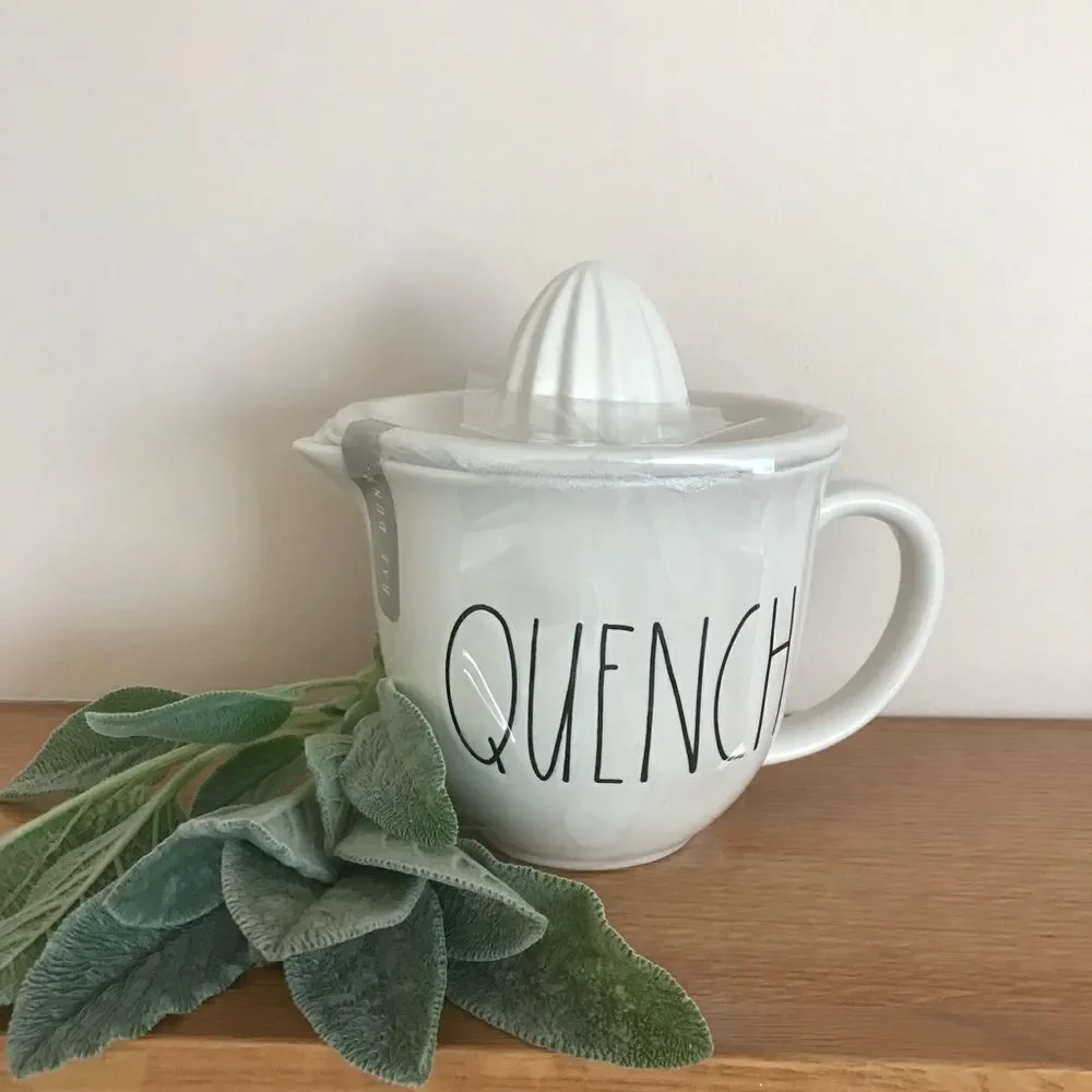 Rae Dunn by Magenta Ceramic Juicer QUENCH, NWT